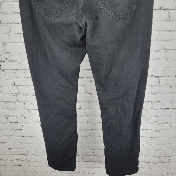 Travis Mathew Black Denim Cotton Blend Straight Leg Stretch Jeans 34 (34x32) - Picture 8 of 14